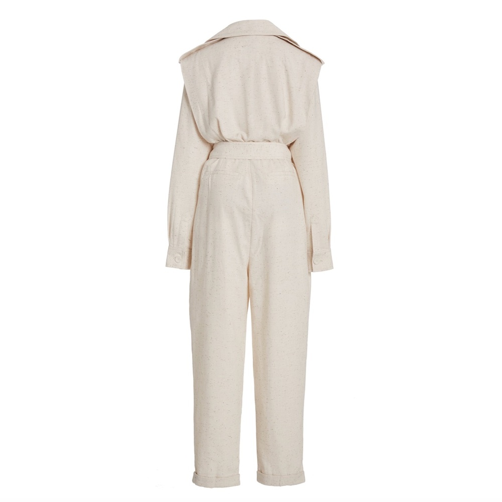 Acler Hanbury Belted Cotton-Blend Jumpsuit $470 EUC Sz 6 - Picture 2 of 4